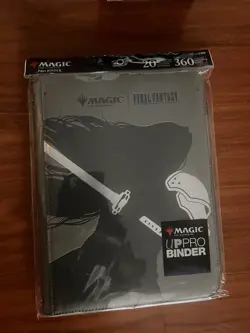 1 New Ultra Pro Final Fantasy (Sephiroth) 9 Pocket Zippered PRO Binder MTG FF 7 - Image 1
