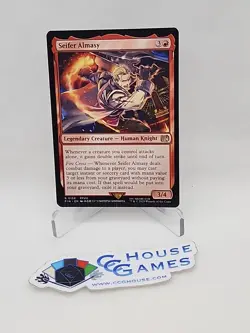 Seifer Almasy MTG Misprint Crimped Final Fantasy EDH Commander *CCGHouse* - Image 1
