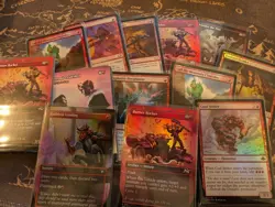 MTG Red Commons - 10 Unique Cards | All Red | At least 1 Foil or Borderless - Image 1