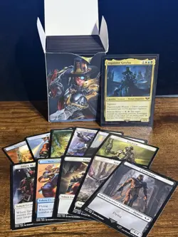 MTG Universes Warhammer 40K Commander Forces of Imperium Deck - Sleeved! - Image 1