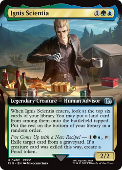 Ignis Scientia (Extended Art) [FINAL FANTASY] Magic MTG - Image 1