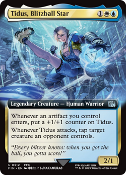 Tidus, Blitzball Star (Extended Art) [FINAL FANTASY] Magic MTG - Image 1