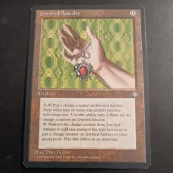 Mtg Jeweled Amulet LP Ice Age Magic the Gathering Card - Image 1