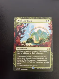 Prismatic Omen Wilds of Eldraine: Enchanting Tales Mtg Regular Rare 60 - Image 1