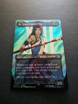 MTG Final Fantasy: Fang, Fearless I'Cie Borderless (Surge Foil) #526 - Image 1