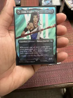 MTG Final Fantasy: Fang, Fearless I'Cie Borderless (Surge Foil) #526 - Image 1