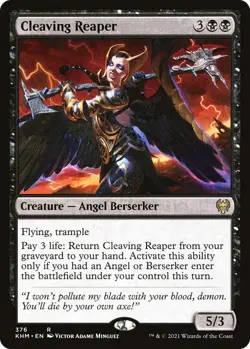 Cleaving Reaper NM #376 Kaldheim MTG - Image 1