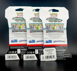 Pokemon Cards TCG Journey Together Sleeved PACK (Lot of 3) - Image 2