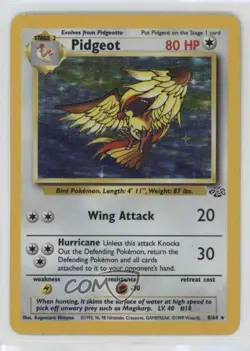 Pidgeot Holo Pokemon Jungle #8 1999 ww1 - Image 1