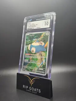 2023 Pokemon Snorlax 051 Scarlet & Violet 151 ETB Promo Cards Holo CGC 10 - Image 1