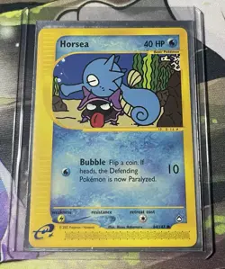Horsea 84/147 Aquapolis WOTC Vintage Pokemon 2002 - Image 1