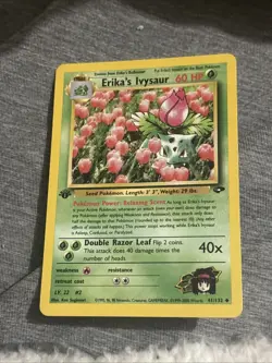 Pokemon TCG: Erika's Ivysaur 41/132 1st Edition Gym Challenge Uncommon - Image 1
