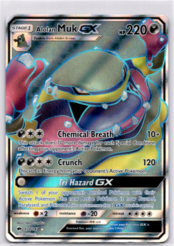 Alolan Muk GX (Full Art) SM - Burning Shadows - Pokemon Near Mint - Image 1