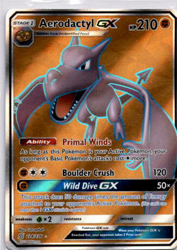 Aerodactyl GX (Full Art) SM - Unified Minds - Pokemon Near Mint - Image 1