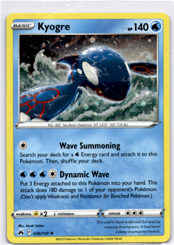 Kyogre - (Pixel Holo) Miscellaneous Cards & Products - Pokemon Near Mint - Image 1