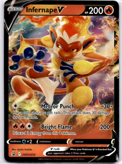Infernape V SWSH: Sword & Shield Promo Cards - Pokemon Near Mint - Image 1