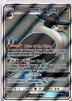 Honchkrow GX (Full Art) SM - Unbroken Bonds - Pokemon Near Mint - Image 1