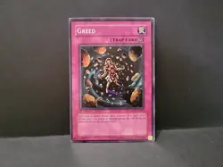 Yugioh Greed SOD-EN055 Avaricia SOD-SP055 1st Edition Super Rare Trap - Image 1