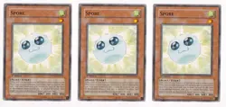Yugioh - Spore TSHD-EN019 Common 1st Edition Playset x3 - Image 1