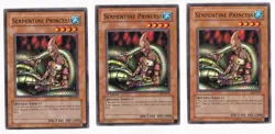 x3 Yugioh! Serpentine Princess - LOD-057 - Common - Mixed Edition - NM - Image 1