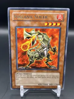 Yugioh Volcanic Slicer FOTB-EN012 Rare 1st Ed NM - Image 2