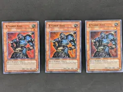 X-SABER AXEL HA01-EN010 LIMITED EDITION Yugioh TCG LP/DMG 3x - Image 1
