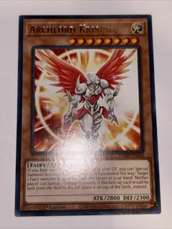 Yugioh! Archlord Kristya - VASM-EN048 - Rare - 1st Edition Near Mint, English - Image 1