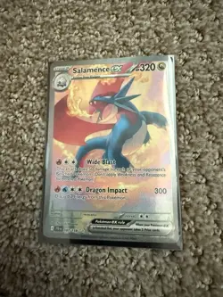 Pokemon TCG Salamence EX Dragon Card 187/159 Journey Together - Image 1
