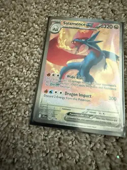 Pokemon TCG Salamence EX Dragon Card 187/159 Journey Together - Image 3