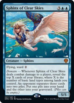 Sphinx of Clear Skies (Promo Pack) FOIL Dominaria United NM CARD ABUGames - Image 1