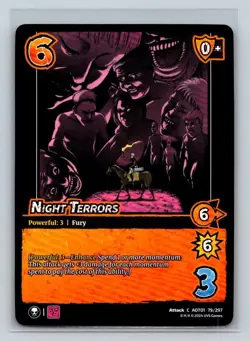 Night Terrors - Attack on Titan: Battle for Humanity AOT1 Trading Card - Image 1