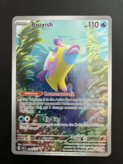 Pokemon TCG Surging Sparks Bruxish Illustration Rare Card 200/191 MINT - Image 1