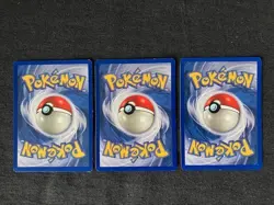 Voltorb Tackle 40 HP Pokemon Base Set TCG Card 67/102 - Lot of 3 - Image 4