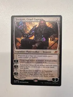 Near Mint Tezzeret, Cruel Captain Edge Of Eternities Non-foil Card 0002 - Image 1