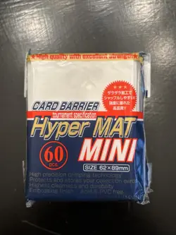 KMC Hyper Mat Mini Sleeves Card Barrier, , 60-Pack, 4 Sets, White Trading Cards - Image 1