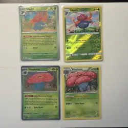 Gloom & Vileplume Pokemon Card Lot - X4 Unique Cards - A80 - Image 1
