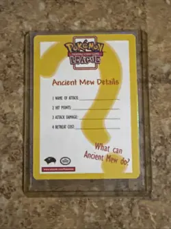 Pokemon Ancient Mew Promos Metal Card TCG Pokemon AS IS - Image 2