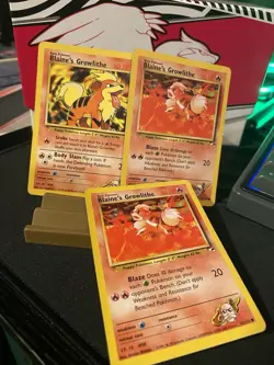 BLAINE’S GROWLITHE - Gym Heroes Set - 62/132 - Common - Pokemon Card - Mp 3x - Image 1