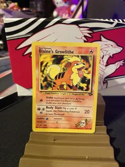 BLAINE’S GROWLITHE - Gym Heroes Set - 62/132 - Common - Pokemon Card - Mp 3x - Image 2