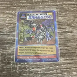 Digimon CCG Bandai 1999 ST-56 Ultra Digivolve 1st Edition Holo Foil Card - Image 1