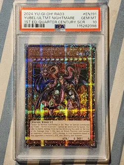 Yu-Gi-Oh! 2024 Yubel Ultimate Nightmare 1st Edition GEM MT PSA 10 Card - Image 1