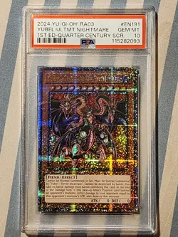 Yu-Gi-Oh! 2024 Yubel Ultimate Nightmare 1st Edition GEM MT PSA 10 Card - Image 1