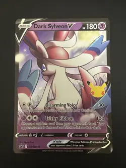 Dark Sylveon V SWSH134, NM Holo, Celebrations Promo Pokemon TCG Card - Image 1
