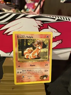 Brock's Vulpix 73/132 Pokemon Card (Gym Heroes Set) - Near Mint - Image 1