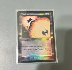 MTG Vindicate FOIL Apocalypse 2001 NM++ Magic the Gathering Rare - Image 1