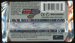 1998 MTG Magic the Gathering Exodus Booster Pack Factor Sealed TCG - Image 3