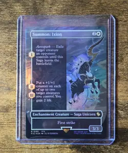 Summon: Ixion (Borderless) - Foil Near Mint MTG FINAL FANTASY - Image 1