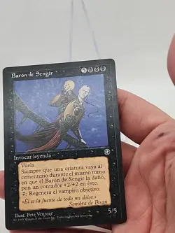 Baron De Sengir MTG Spanish Homelands Homelands Reserve List Legend *CCGHouse* - Image 5