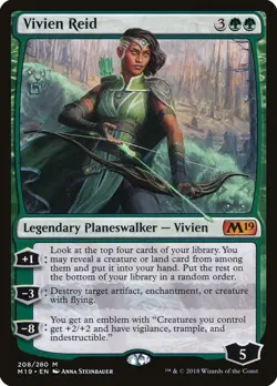 Vivien Reid | MTG Core Set 2019 #208 | M/NM - Image 1