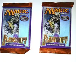 Magic the Gathering * MTG * PLANESHIFT x 2 Sealed Booster Packs of 15 Cards - Image 1